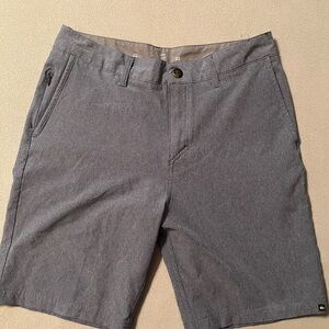 Quicksilver Men's Gray Flat Front Shorts